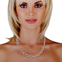 Load image into Gallery viewer, Silver Round Cable Link Chain

