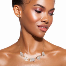 Load image into Gallery viewer, Gold Rhinestone Lucky Charm Set
