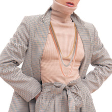 Load image into Gallery viewer, Mixed Metal Mesh Chain Necklace
