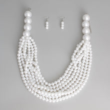 Load image into Gallery viewer, White Bubble Gum Pearl Necklace
