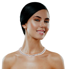 Load image into Gallery viewer, Silver Locked Cuban Chain
