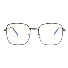 Load image into Gallery viewer, Hematite Blue Light Square Glasses
