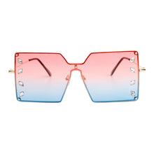 Load image into Gallery viewer, Red Square Stone Sunglasses
