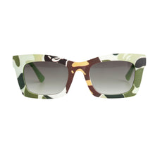 Load image into Gallery viewer, Green Graphic Print Sunglasses
