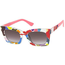 Load image into Gallery viewer, Pink Graphic Print Sunglasses
