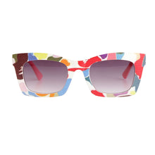 Load image into Gallery viewer, Pink Graphic Print Sunglasses
