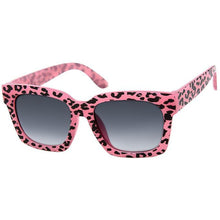 Load image into Gallery viewer, Pink Leopard Kids Wayfarer Sunglasses
