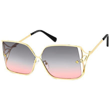 Load image into Gallery viewer, Purple Retro Square Sunglasses
