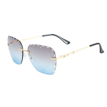 Load image into Gallery viewer, Aqua Diamond Cut Sunglasses

