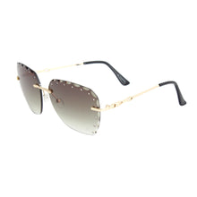 Load image into Gallery viewer, Olive Diamond Cut Sunglasses
