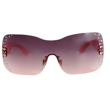 Load image into Gallery viewer, Pink Rimless Butterfly Sunglasses
