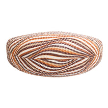 Load image into Gallery viewer, Brown Ribbed Sunglass Case
