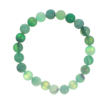 Load image into Gallery viewer, Green Stone 8mm Bracelet
