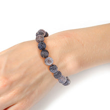 Load image into Gallery viewer, Black Stone 10mm Bracelet
