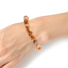 Load image into Gallery viewer, Brown Stone 10mm Bracelet
