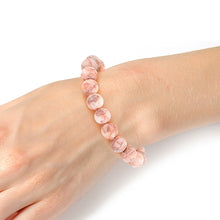 Load image into Gallery viewer, Light Pink Stone 10mm Bracelet
