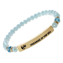 Load image into Gallery viewer, Light Blue Dreaming of the Sea Bracelet
