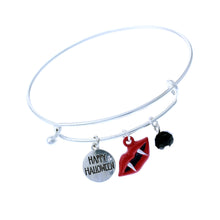 Load image into Gallery viewer, Dracula Charm Halloween Bangle
