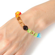 Load image into Gallery viewer, 8mm Color Therapy Stone Bracelet
