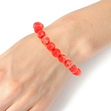 Load image into Gallery viewer, 8mm Red Therapy Bracelet
