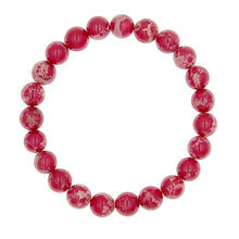 Load image into Gallery viewer, 8mm Red Therapy Bracelet
