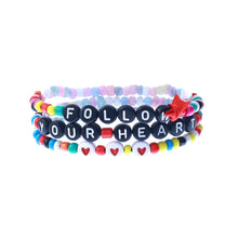 Load image into Gallery viewer, Follow Your Heart Bead Bracelets
