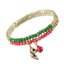 Load image into Gallery viewer, 2 Pcs Candy Cane Bracelet
