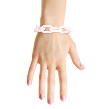 Load image into Gallery viewer, White Rubber Coated Chain Bracelet
