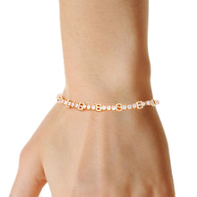 Load image into Gallery viewer, Gold CZ Blessed Tennis Bracelet
