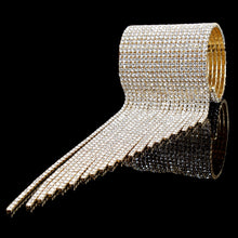 Load image into Gallery viewer, Gold 20 Line Fringe Cuff
