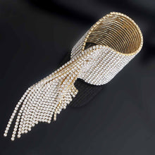 Load image into Gallery viewer, Gold 20 Line Fringe Cuff
