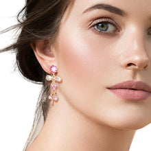 Load image into Gallery viewer, Gold Mismatched Lock Key Earrings
