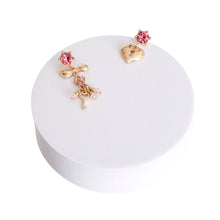 Load image into Gallery viewer, Gold Mismatched Lock Key Earrings
