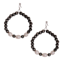 Load image into Gallery viewer, Freshwater Pearl Faux Navajo Earrings
