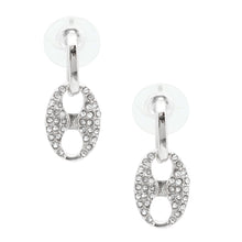 Load image into Gallery viewer, Silver Mariner Earrings
