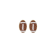 Load image into Gallery viewer, Brown Leather Football Studs
