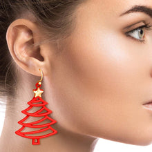 Load image into Gallery viewer, Red Xmas Tree Fish Hooks
