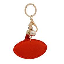 Load image into Gallery viewer, Orange Football Keychain Bag Charm
