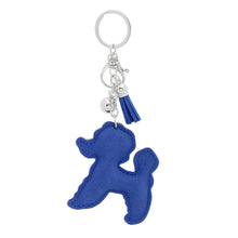 Load image into Gallery viewer, Blue Poodle Keychain Bag Charm

