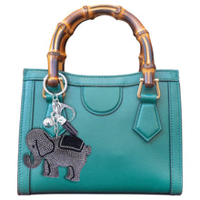 Load image into Gallery viewer, Gray Elephant Keychain Bag Charm
