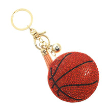 Load image into Gallery viewer, Orange Basketball Keychain Bag Charm
