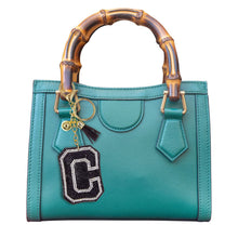 Load image into Gallery viewer, C Black Keychain Bag Charm
