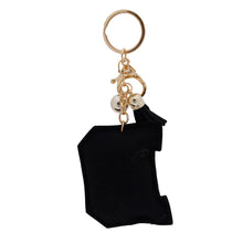 Load image into Gallery viewer, D Black Keychain Bag Charm
