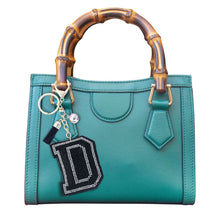 Load image into Gallery viewer, D Black Keychain Bag Charm
