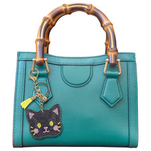 Load image into Gallery viewer, Black Cat Keychain Bag Charm

