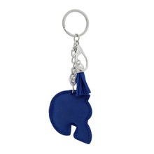 Load image into Gallery viewer, Blue Football Helmet Keychain Bag Charm

