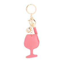 Load image into Gallery viewer, Pink Rose Keychain Bag Charm
