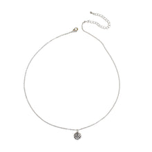 Load image into Gallery viewer, White Rhinestone Volleyball Necklace
