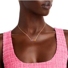 Load image into Gallery viewer, Rainbow Love Gold Chain Necklace
