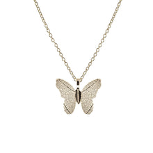 Load image into Gallery viewer, Gold Dipped Real Leaf Butterfly Necklace
